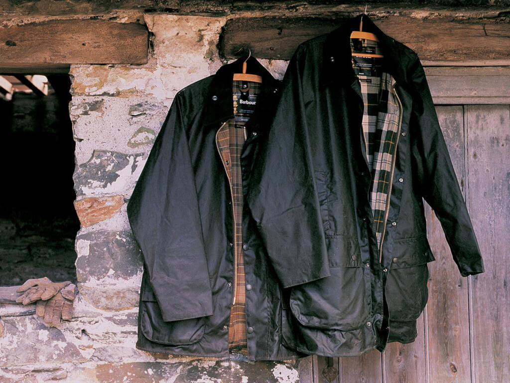 barbour oilcloth jacket