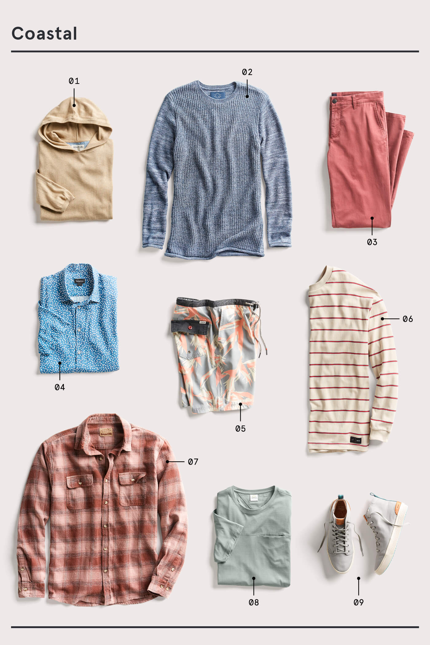 coastal casual clothing