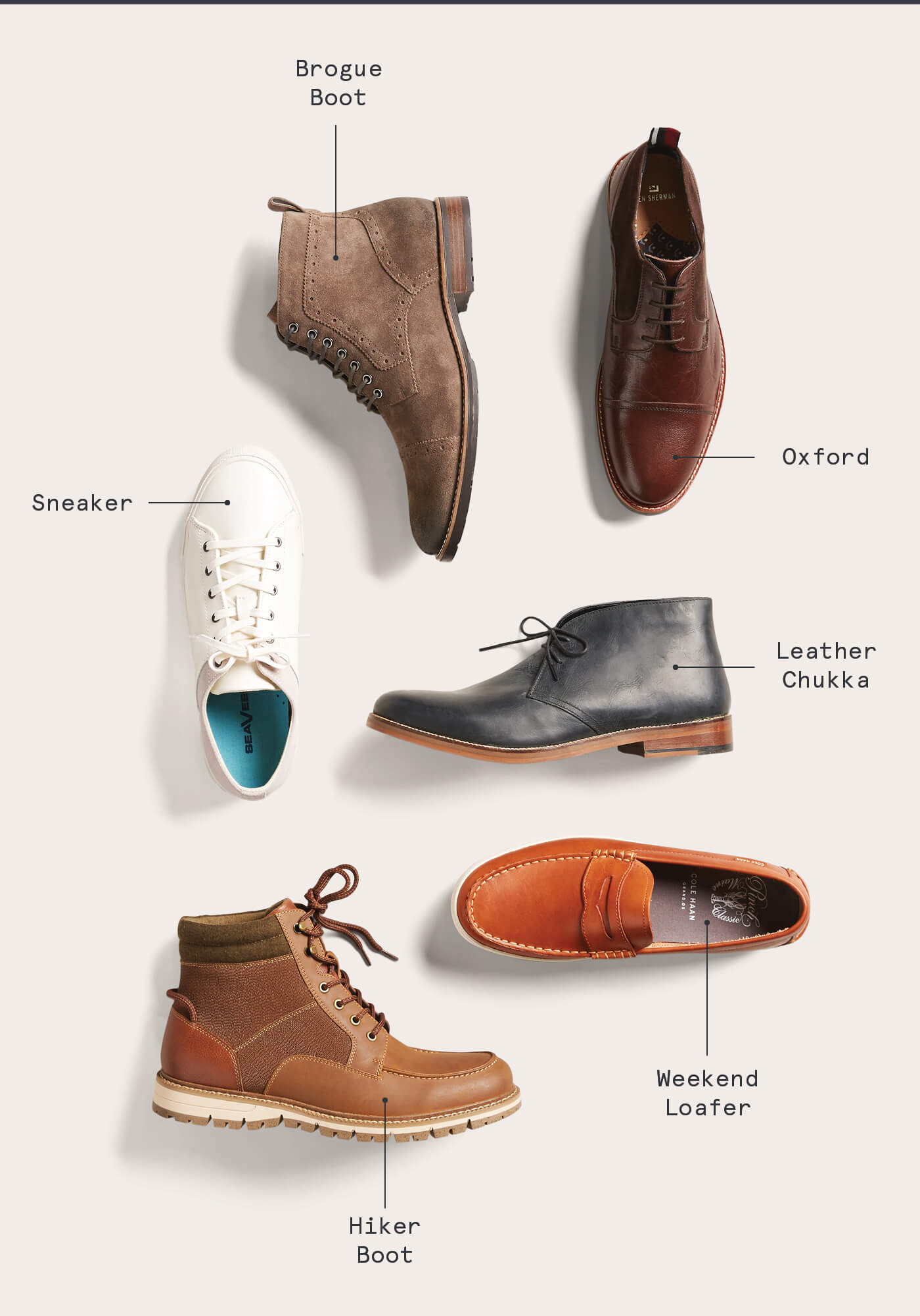 mens casual shoe styles